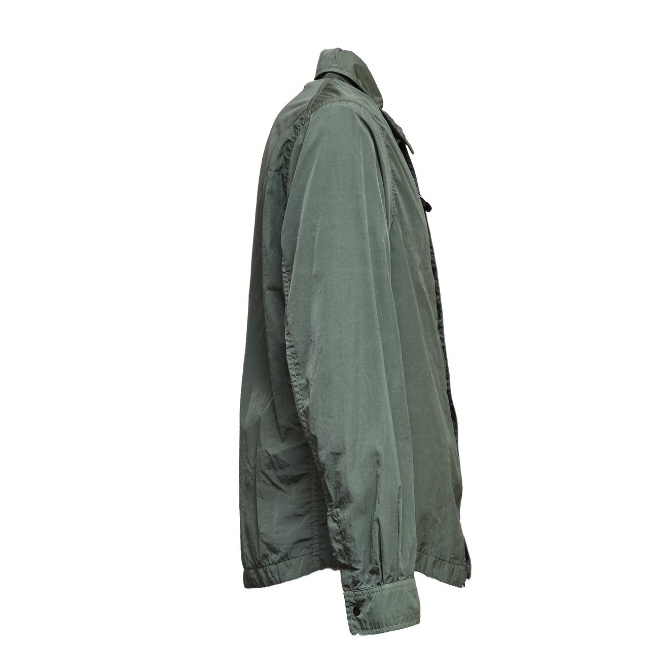 CP Company Chrome R Zipped Lens Overshirt Groen