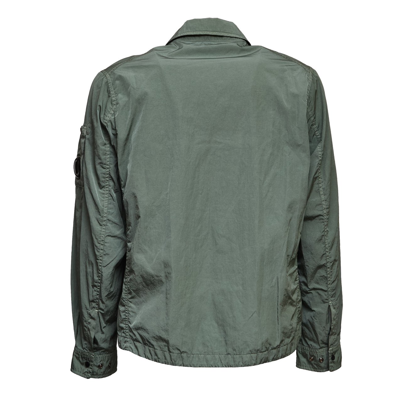 CP Company Chrome R Zipped Lens Overshirt Groen