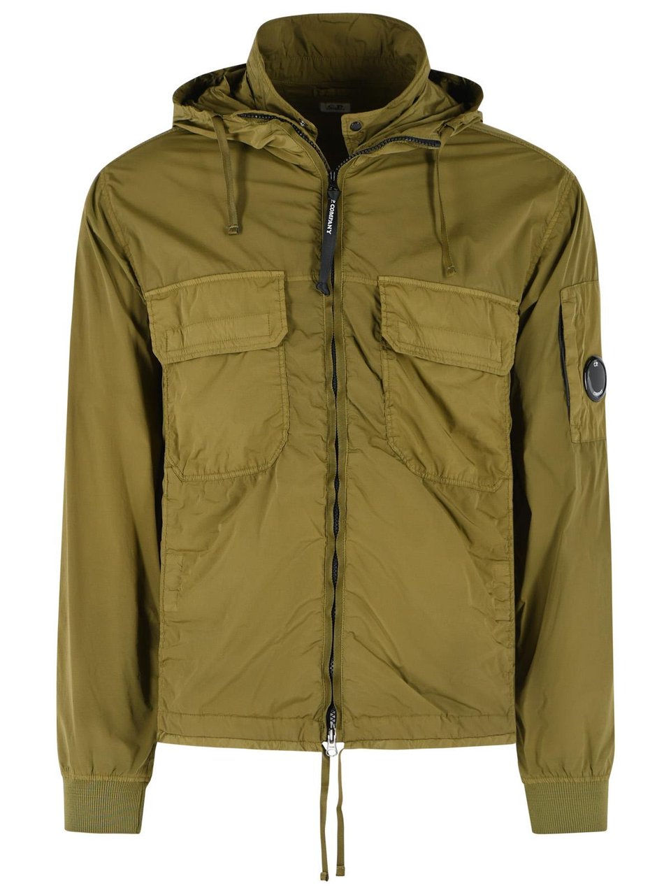 CP Company Green Polyamide Blend Jacket Bruin