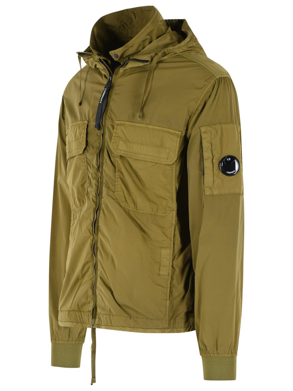 CP Company Green Polyamide Blend Jacket Bruin