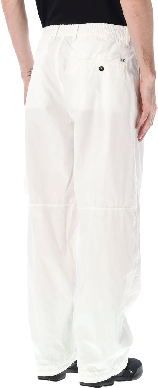 CP Company Pants Cargo Pant In Microreps Bianco Wit