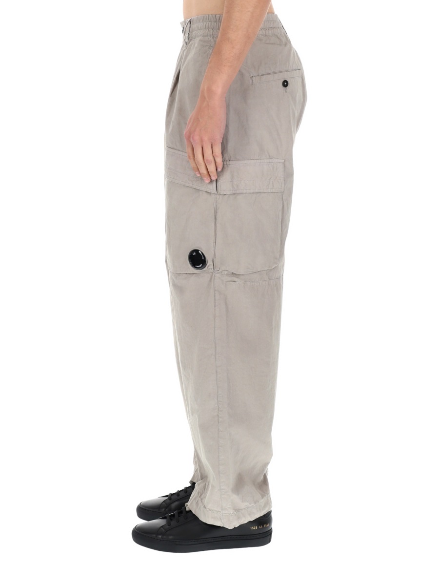 CP Company Cargo Boxy Elastic Waistband Pants Wit