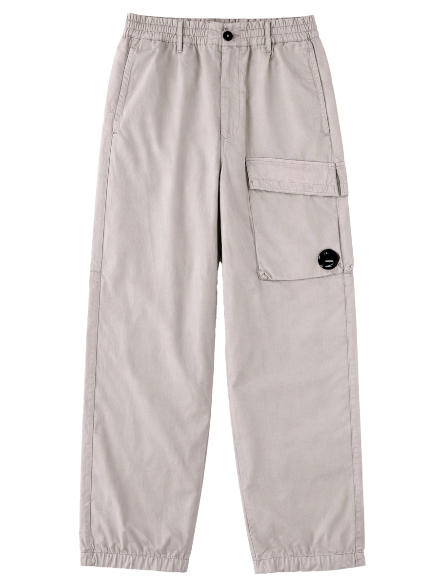 CP Company Cargo Boxy Elastic Waistband Pants Wit