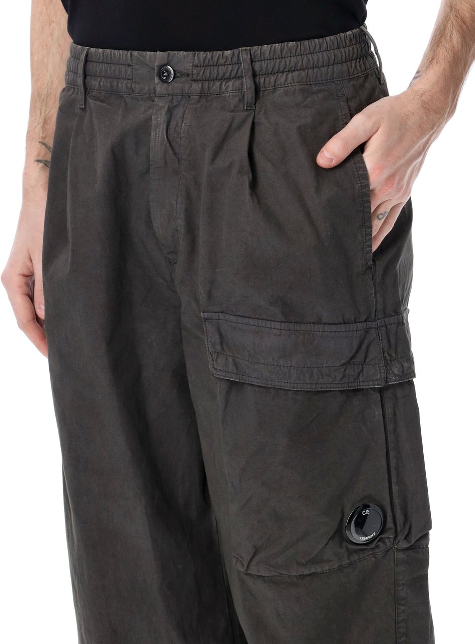 CP Company Pants Cargo Pant In Microreps Grigio Donkergrijs