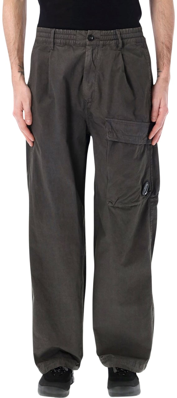 CP Company Pants Cargo Pant In Microreps Grigio Donkergrijs