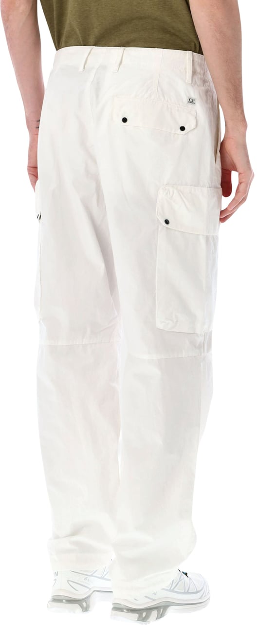 CP Company Pants Cargo Pant In Microreps Bianco Wit