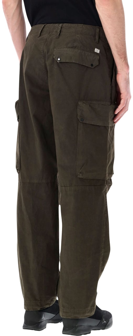 CP Company Pants Cargo Pant In Microreps Dk Olive Groen