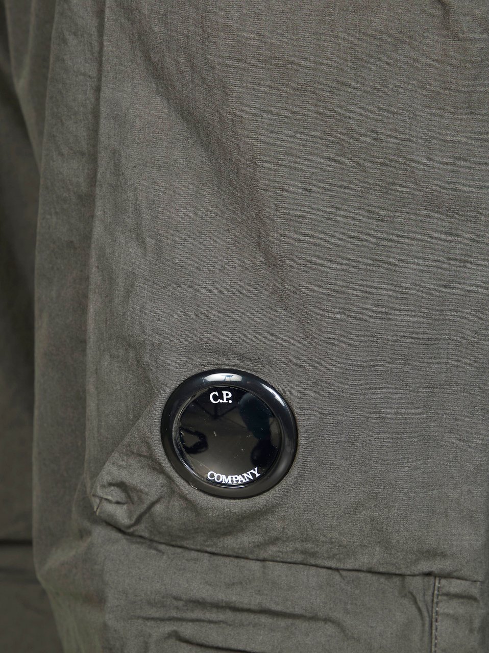 CP Company Green Cotton Straight-Leg Cargo Pants Grijs