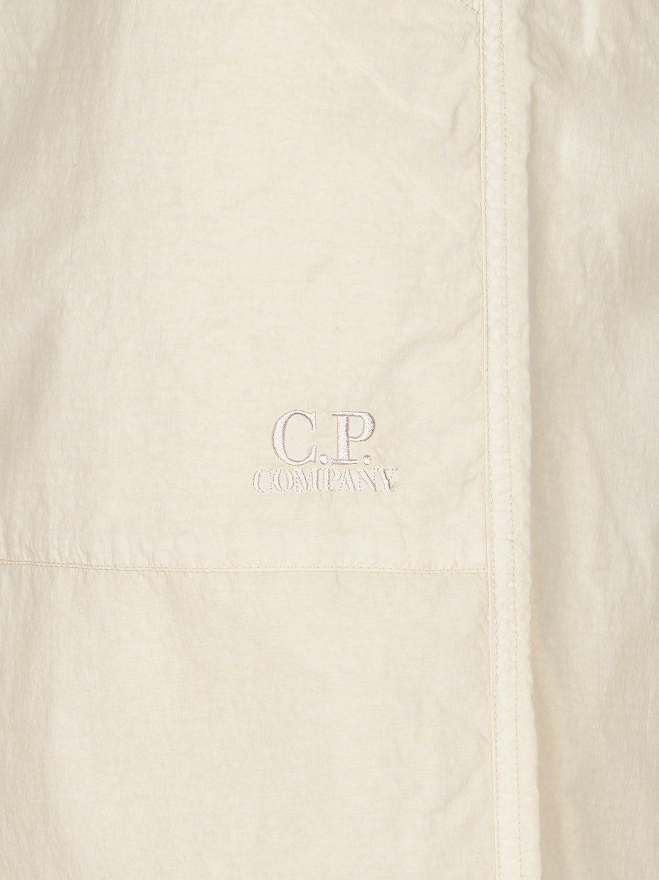 CP Company Loose-Fitting Nylon Trousers with Wide Leg Neutraal