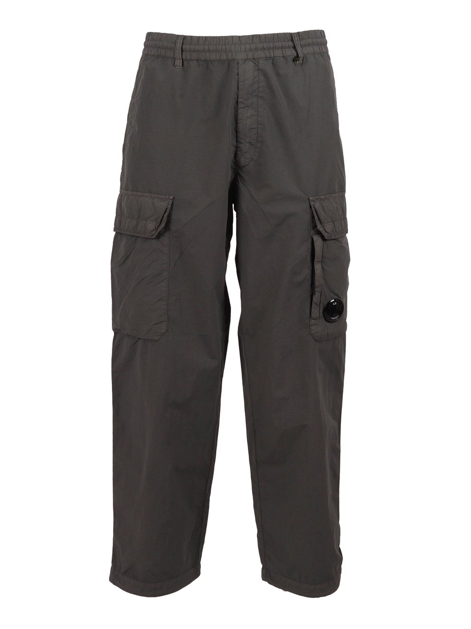 CP Company Relaxed Fit Cargo Lens Straight-Leg Pants Grijs