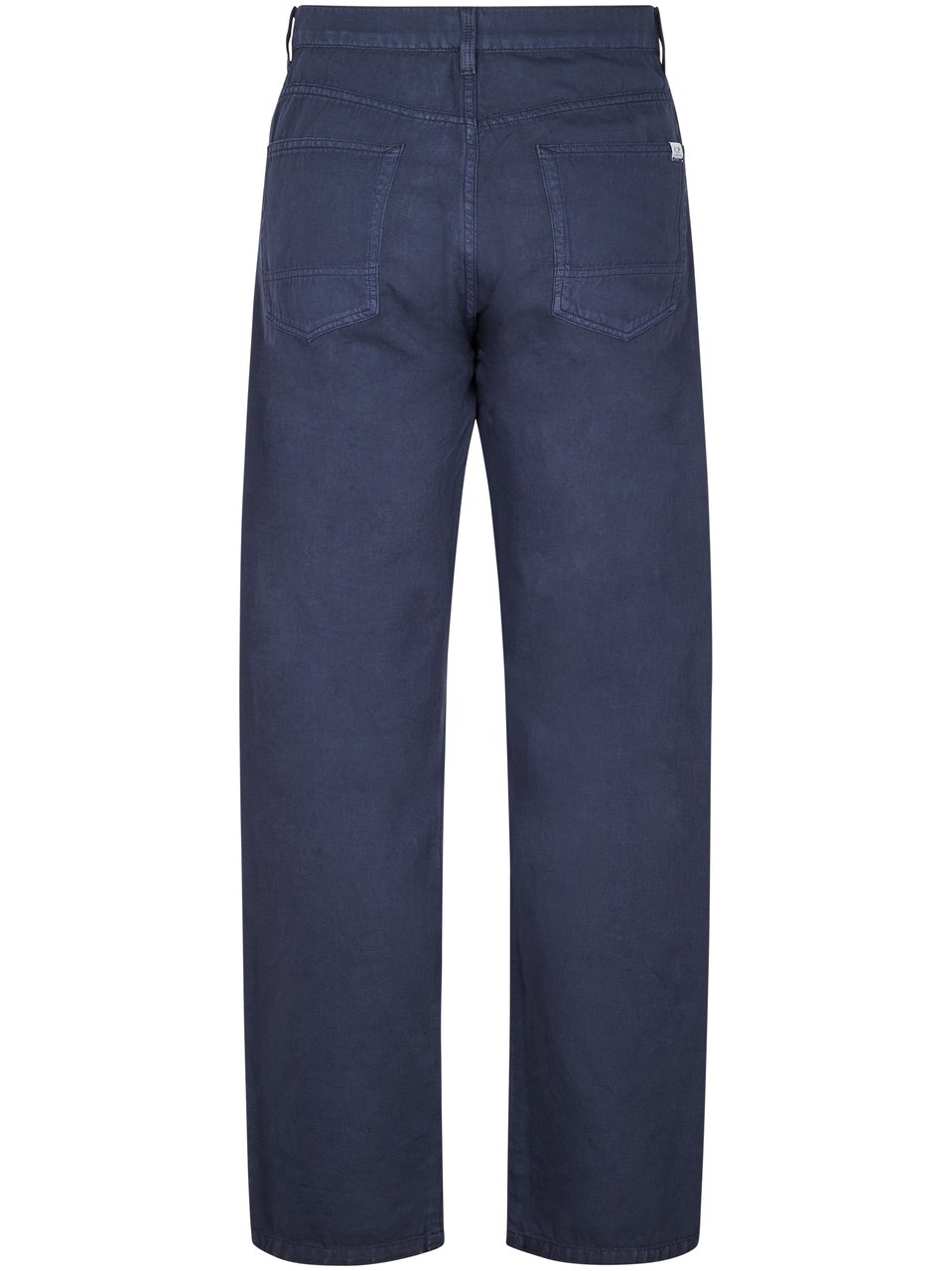 CP Company Five-Pocket Casual Trousers in Cotton-Linen Blend Grijs