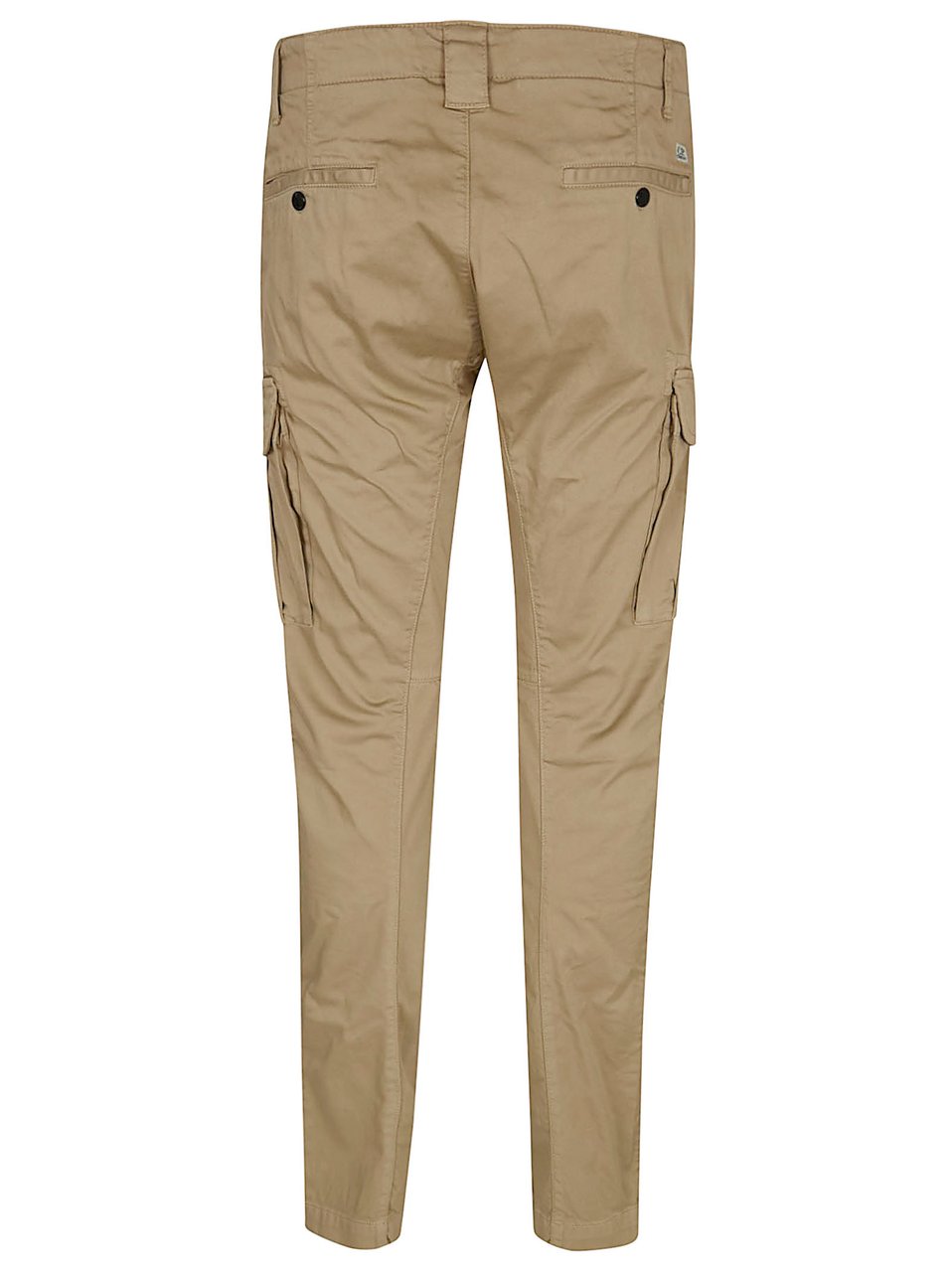 CP Company Ergonomic Fit Cargo Pants in Stretch Cotton Sateen Bruin