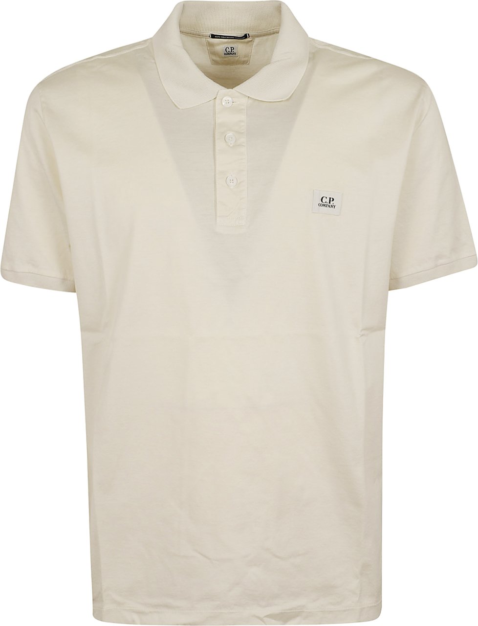 CP COMPANY 70/2 MERCERIZED JERSEY GASATO SHORT SLEEVE POLO Beige