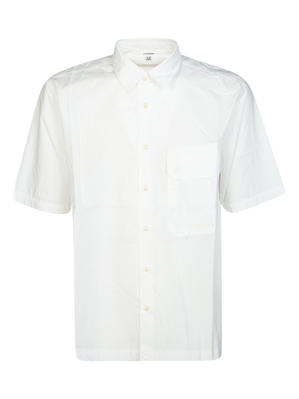 CP Company Shirts Gauze White Wit