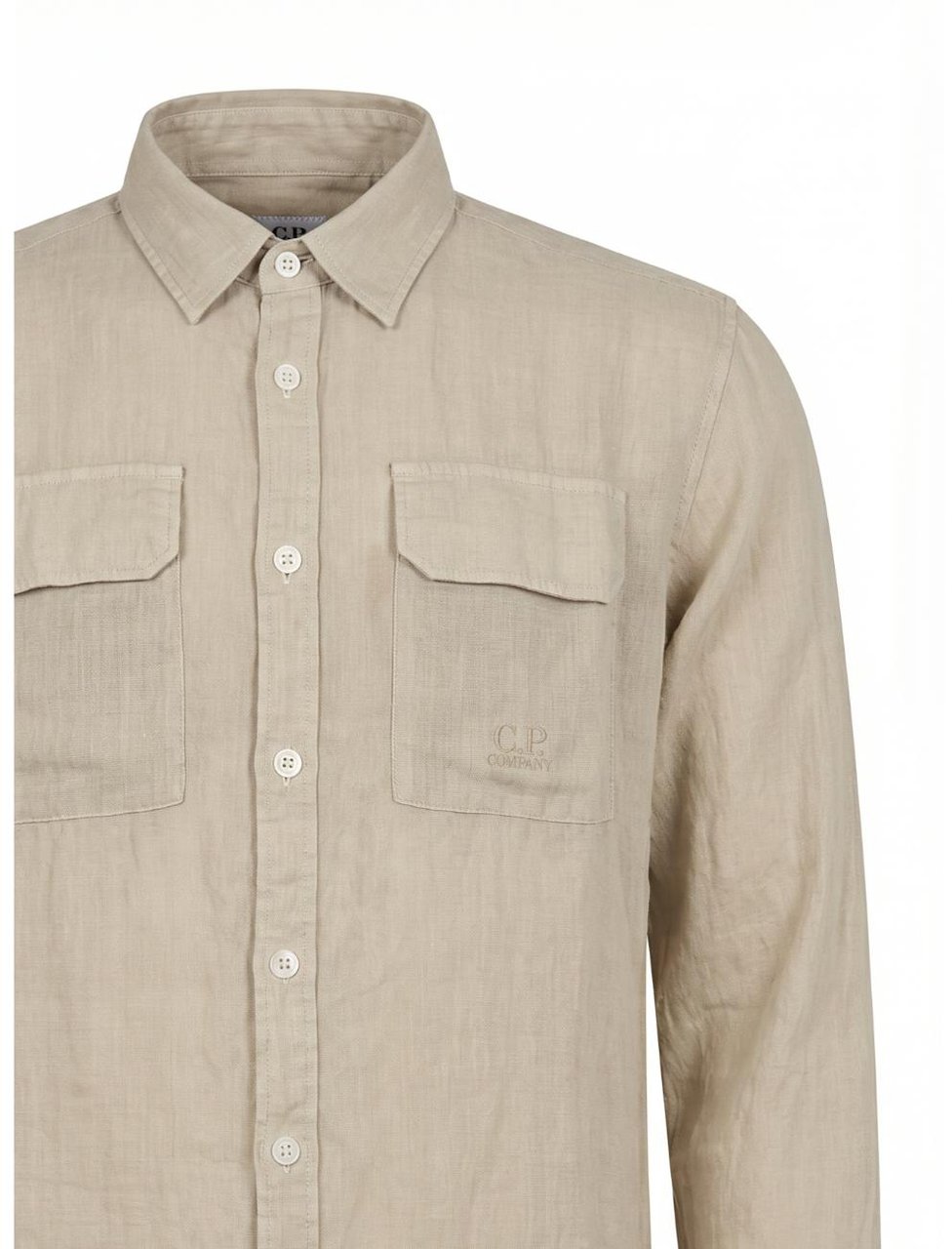 CP Company Shirts Grey Taupe