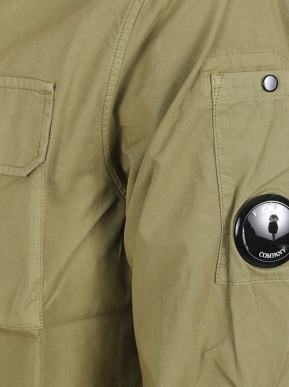 CP Company Structured Utility Shirt with Classic Collar Neutraal