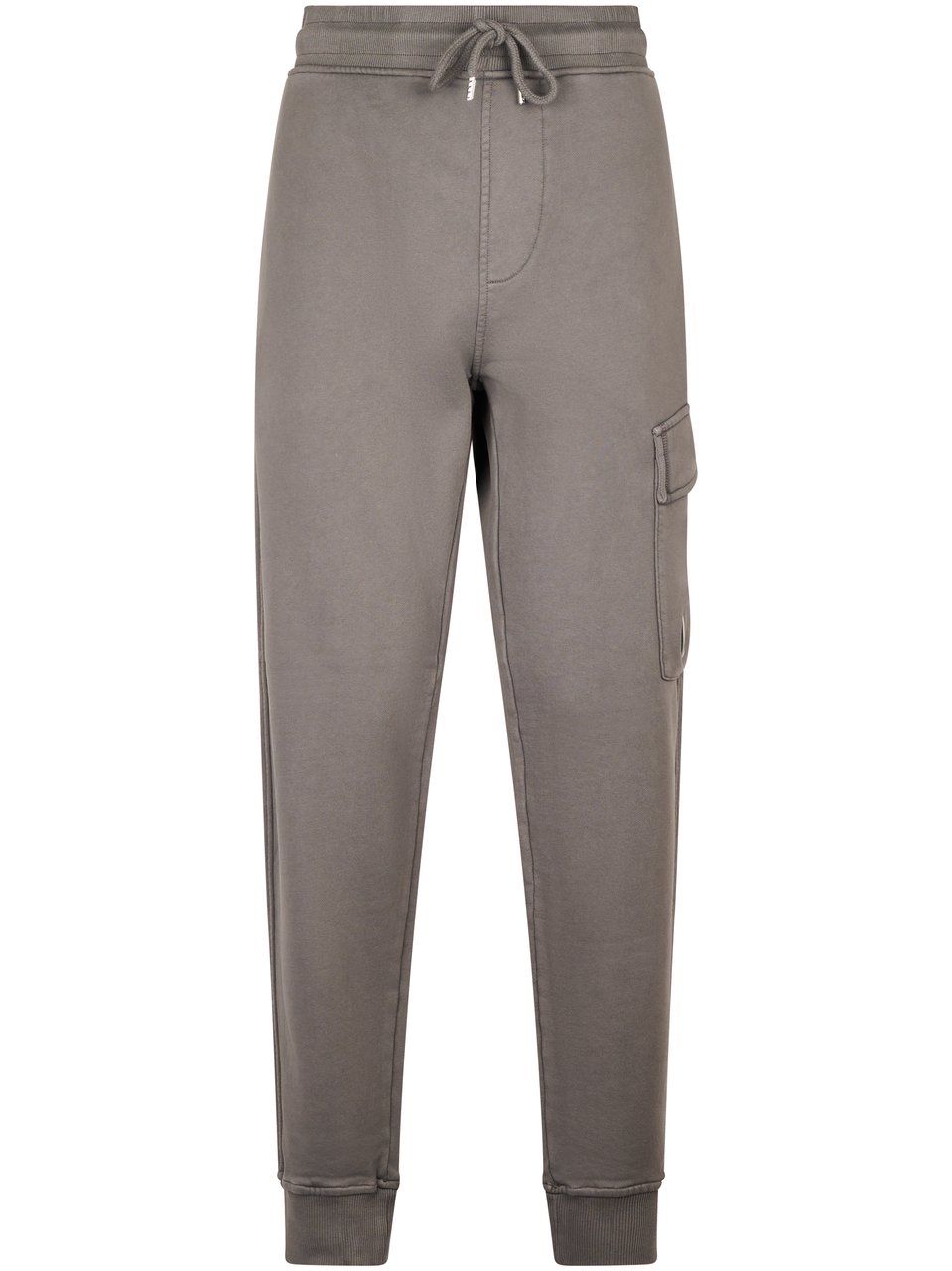 CP Company Relaxed Fit Grey Sweatpants with Distinctive Lens Detail Grijs