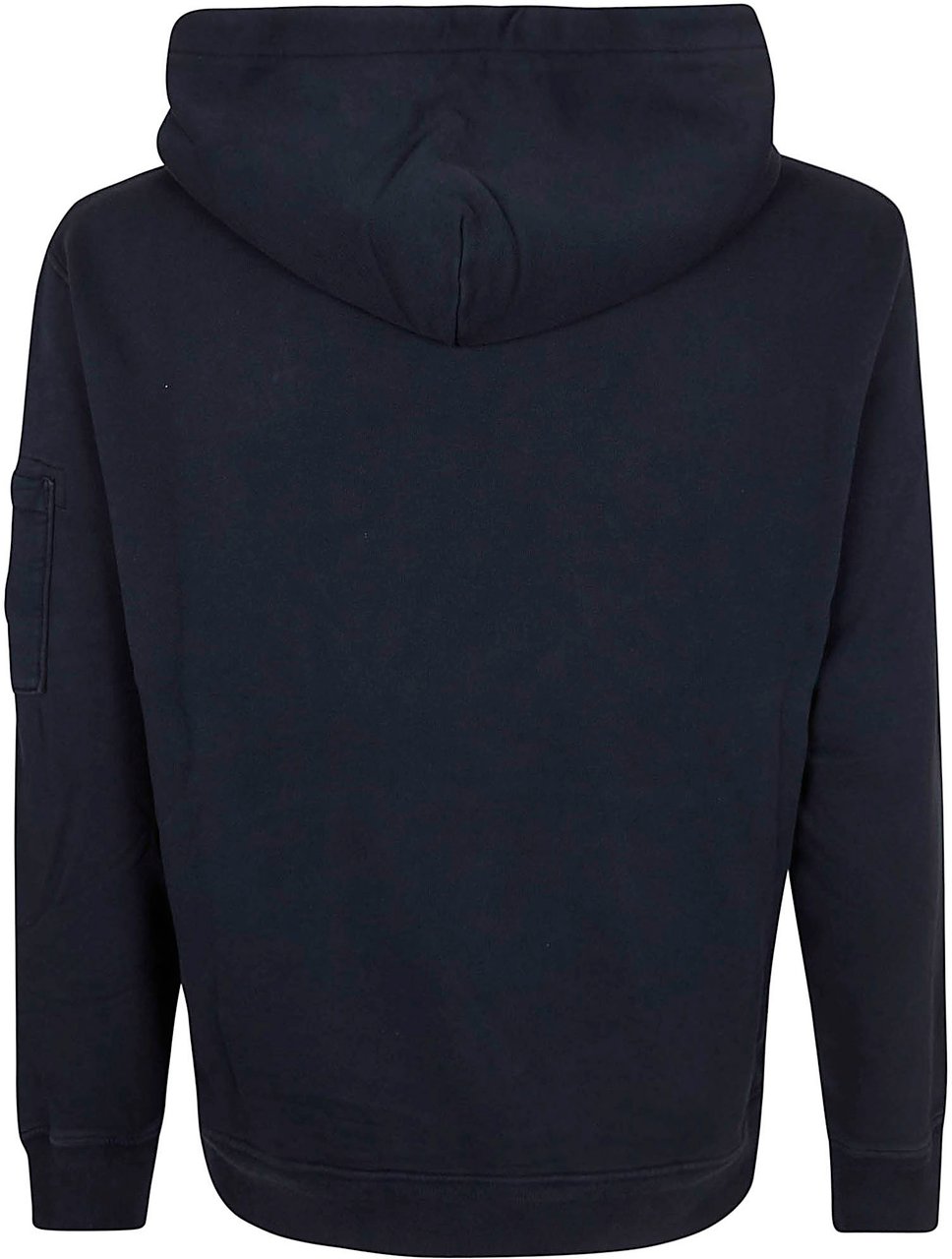 CP COMPANY COTTON DIAGONAL FLEECE HOODED LENS SWEATSHIRT Lichtblauw