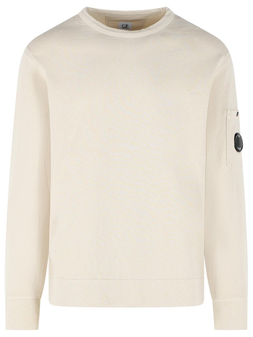 CP Company Beige Cotton Sweatshirt Neutraal