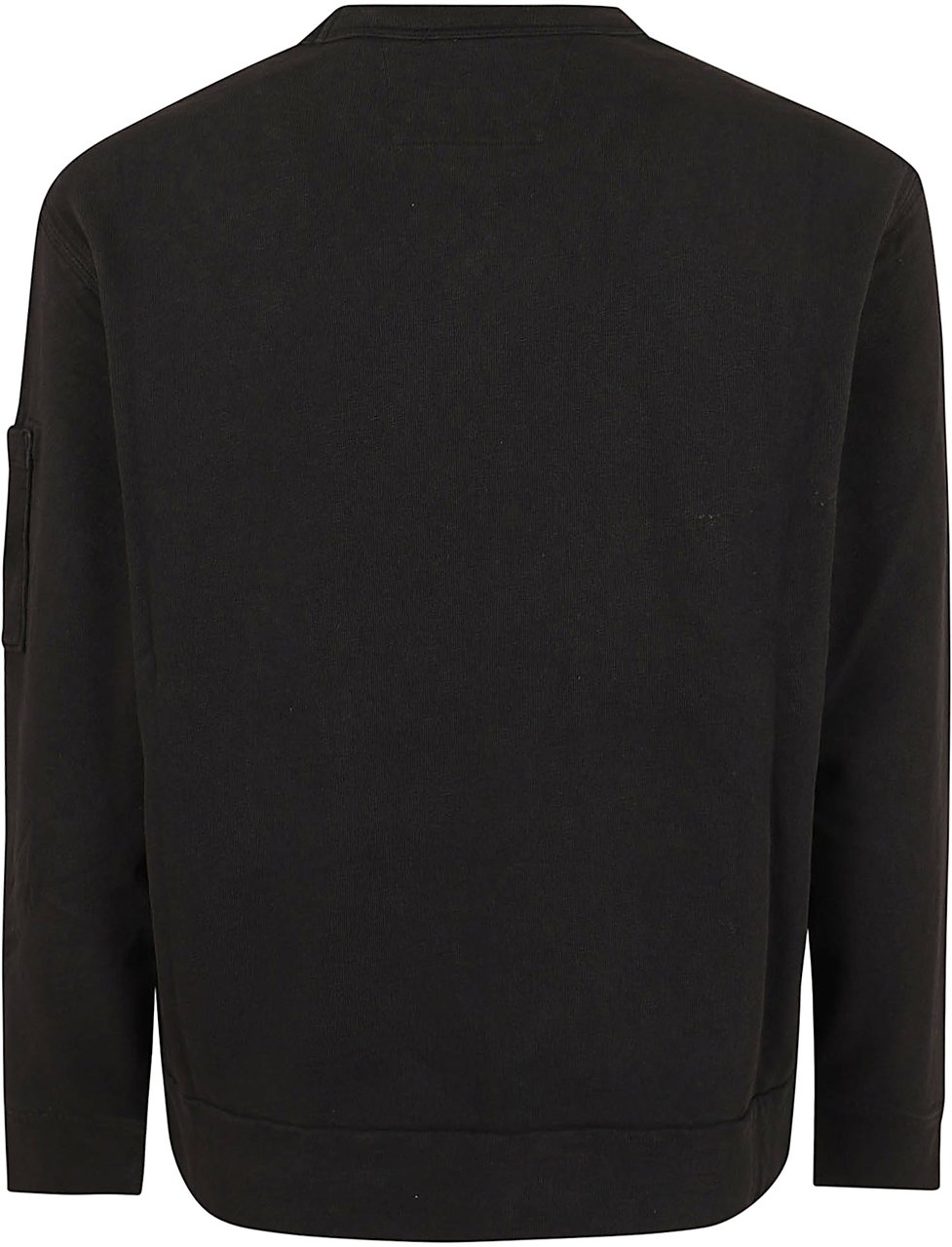 CP COMPANY SWEATSHIRTS CREW NECK IN MALFILE` FLEECE Zwart