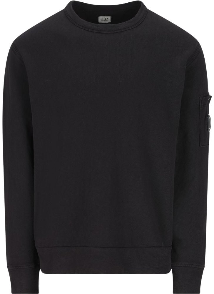 CP Company CP COMPANY SWEATSHIRTS CREW NECK IN MALFILE` FLEECE Wit