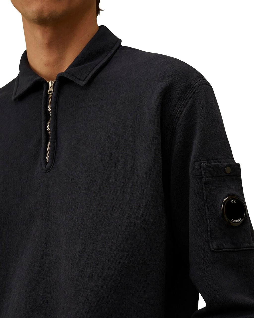 CP Company C.P.Company Heren Sweatshirts - Polo Collar Blauw