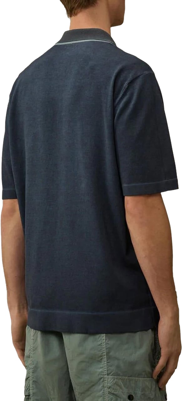 CP Company Heren Sweatshirts - Polo Collar Blauw