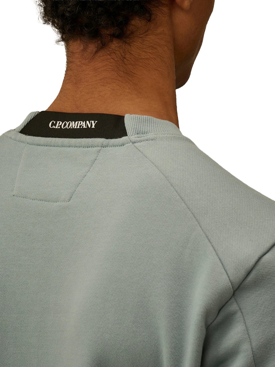 CP Company Sweaters Silver Blue Lichtgrijs