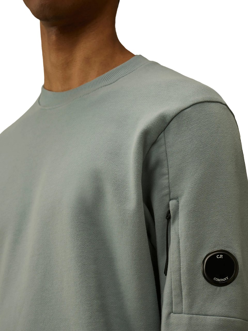 CP Company Sweaters Silver Blue Lichtgrijs