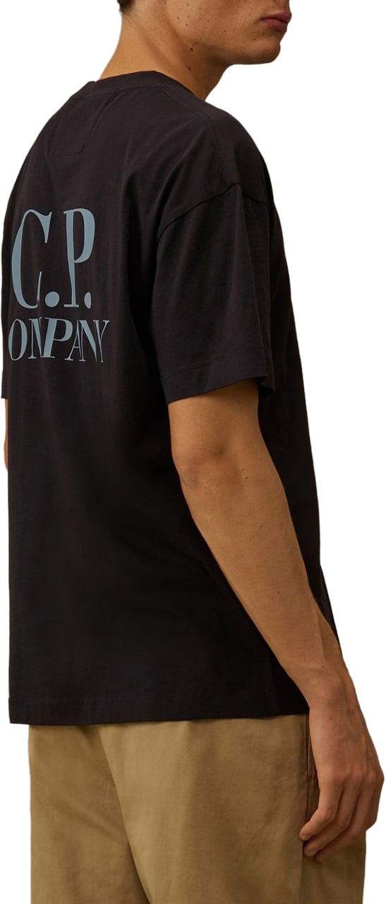CP Company T-Shirts And Polos Blue Blauw