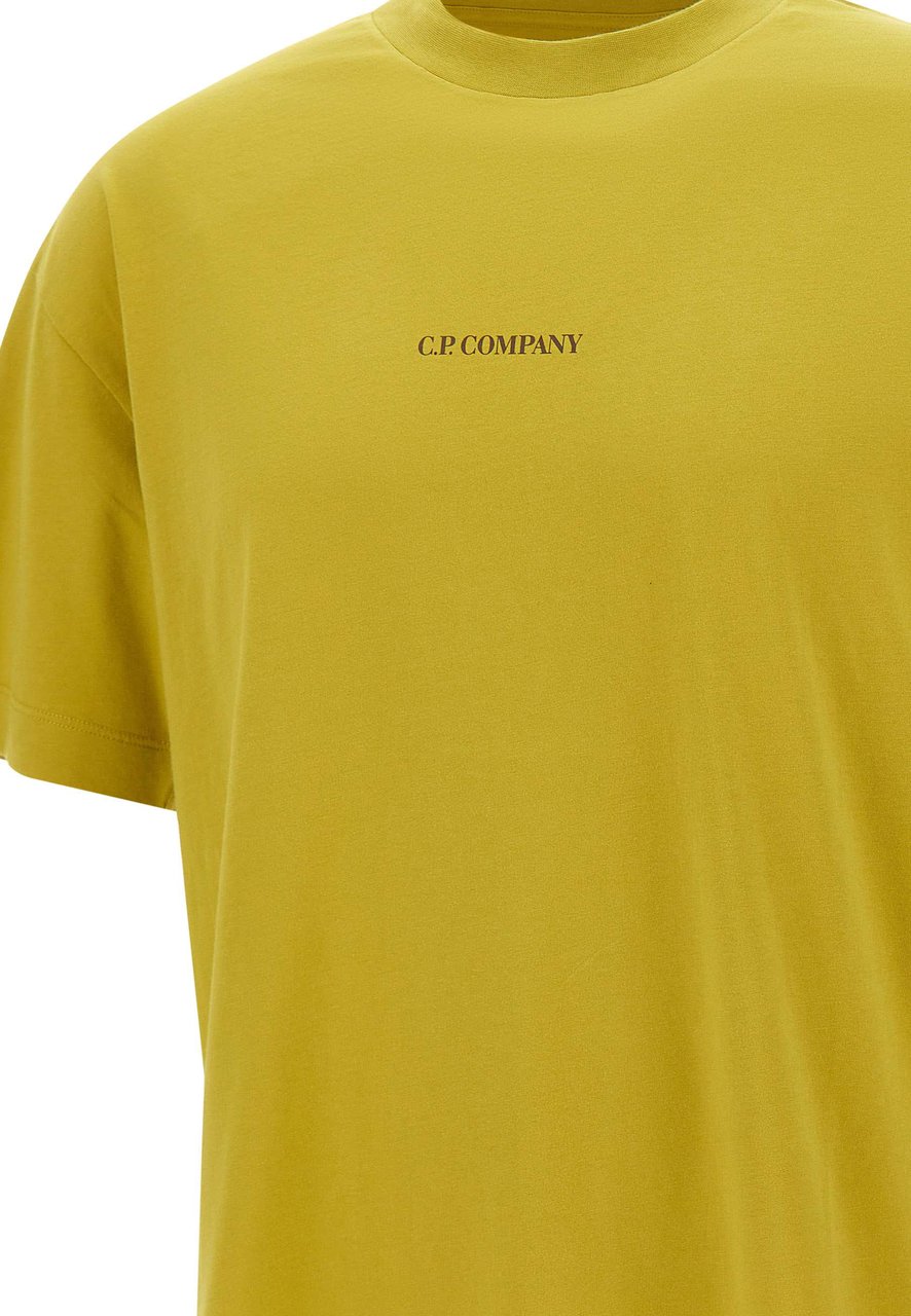 CP Company T-Shirts And Polos Green Lime