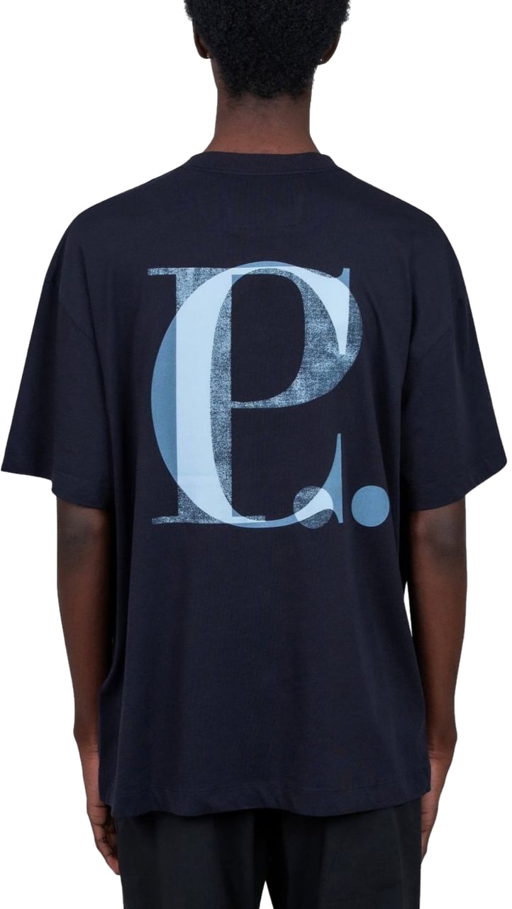 CP Company T-Shirts And Polos Blue Blauw