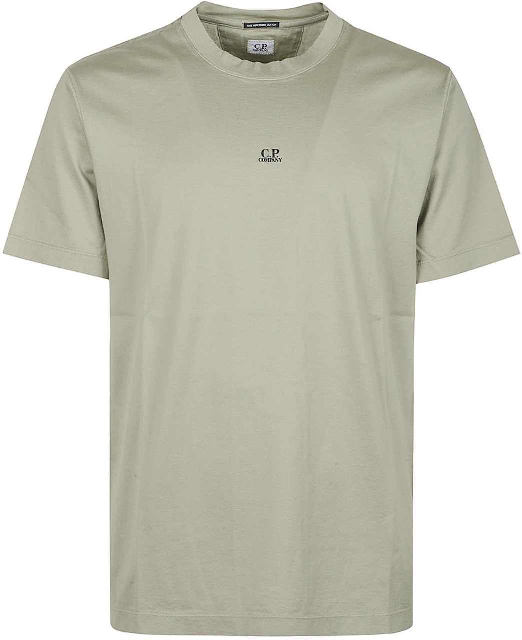 CP Company Mercerized Jersey 70/2 Gasato T-shirt Grey Grijs