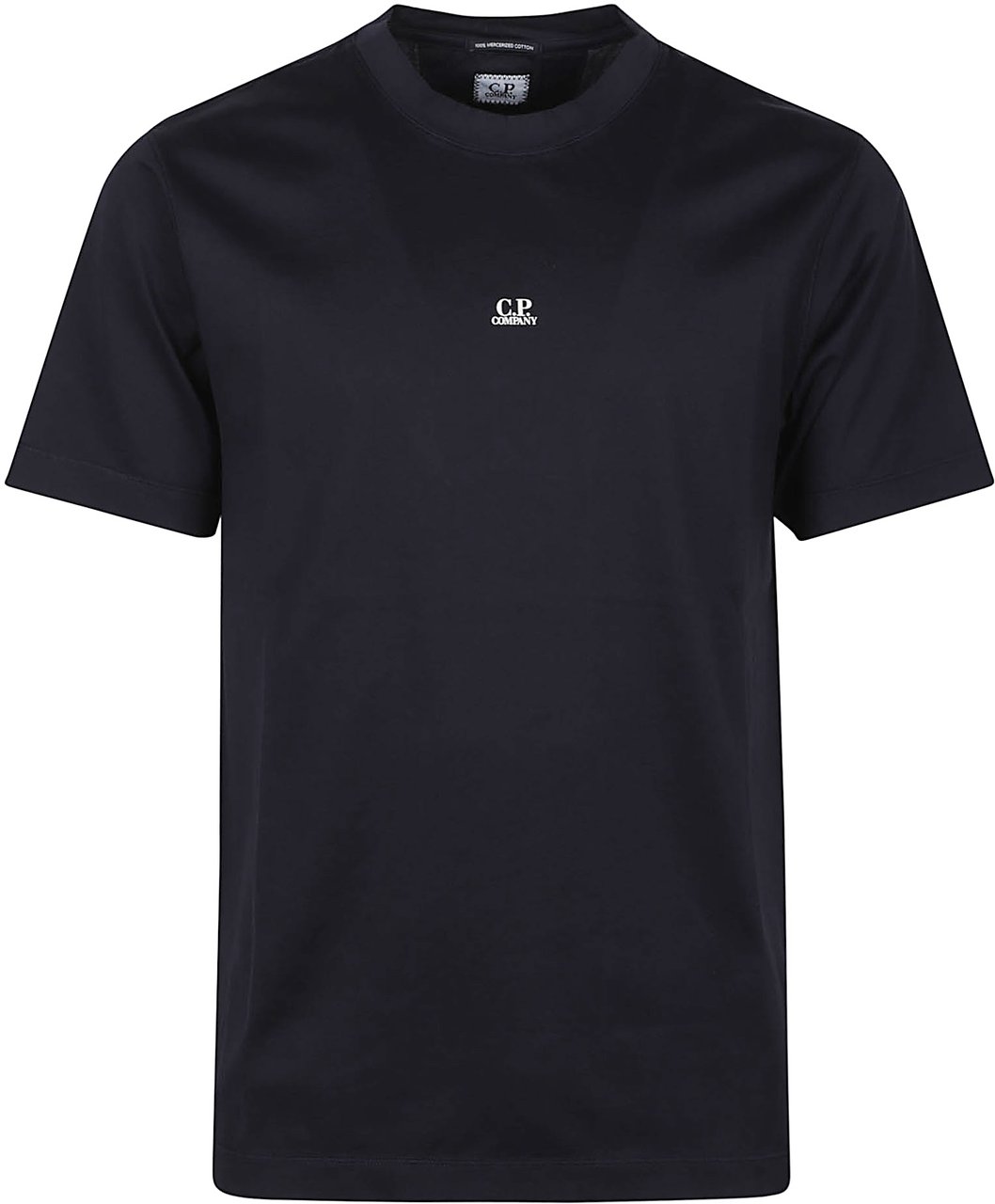 CP Company Mercerized Jersey 70/2 Gasato T-shirt Blue Blauw