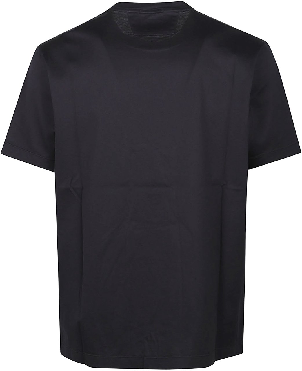 CP Company Mercerized Jersey 70/2 Gasato T-shirt Black Zwart