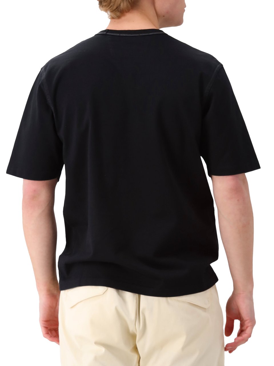 CP Company CP Company T-Shirt Zwart Twisted Short Sleeve Logo Zwart