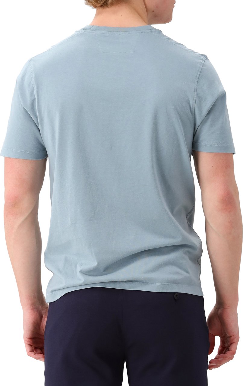 CP Company CP Company T-Shirt Blauw Logo T-Shirt Blauw