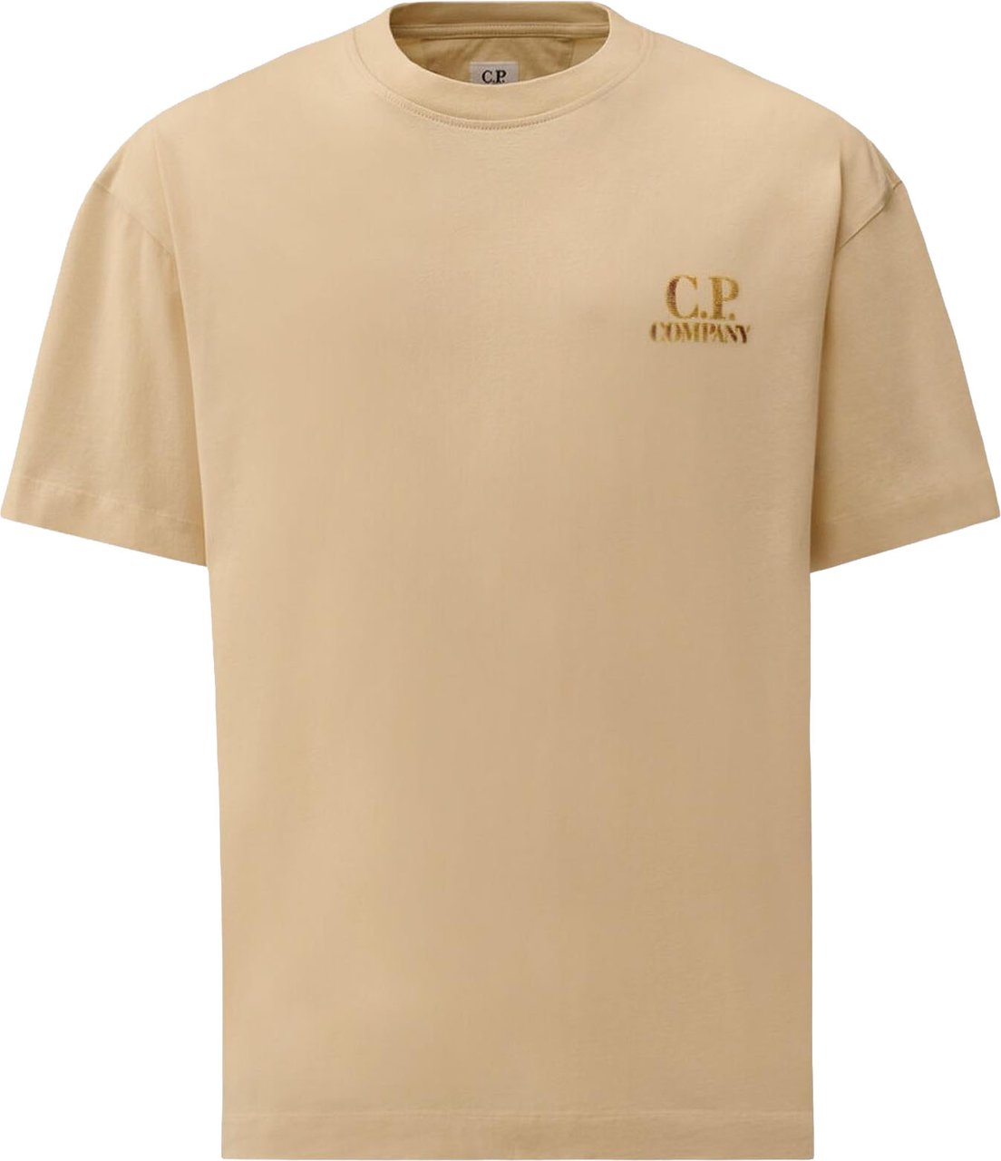 CP Company Heren T-Shirts - Short Sleeve Beige