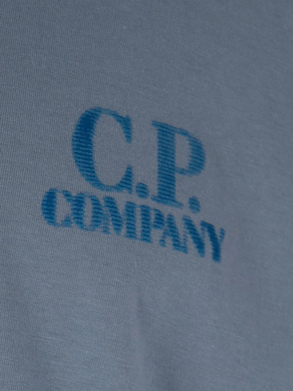 CP Company T-Shirts And Polos Silver Blue Zilver