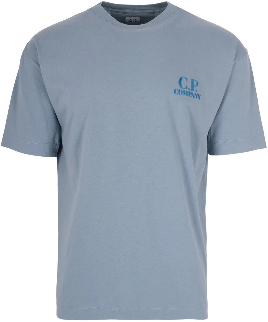 CP Company T-Shirts And Polos Silver Blue Blauw