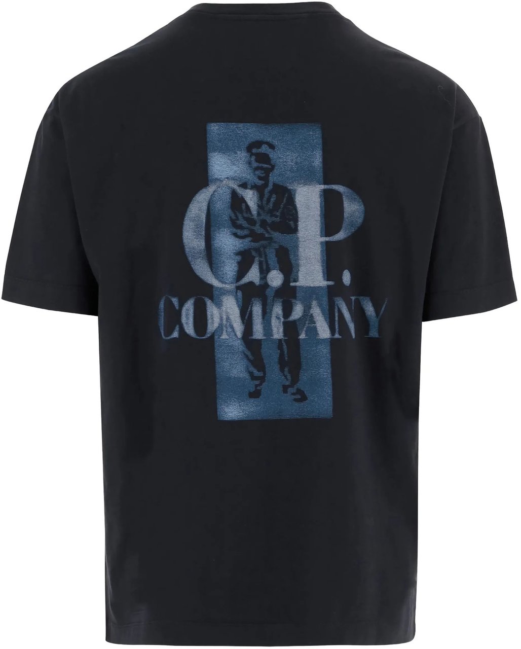 CP Company T-Shirts And Polos Total Eclipse Zwart