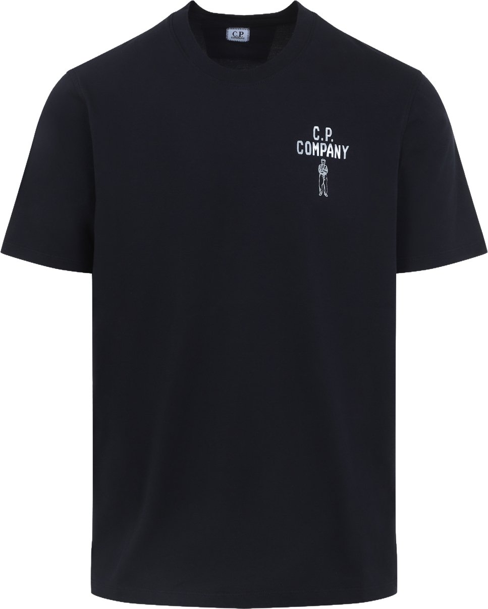 CP Company T-Shirts And Polos Total Eclipse Navy