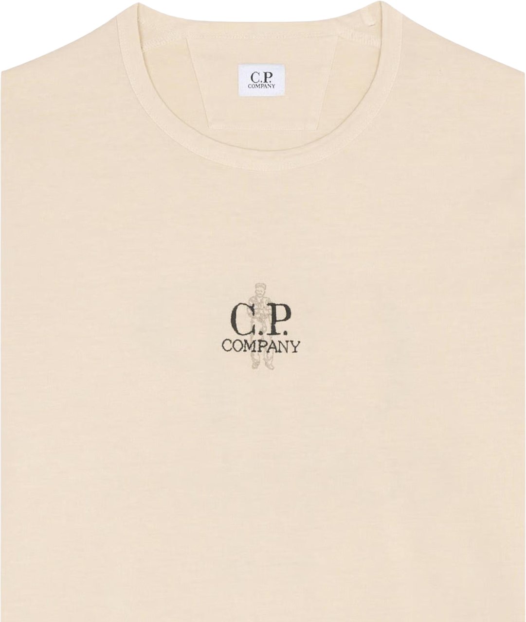 CP Company Heren T-Shirts - Short Sleeve Beige