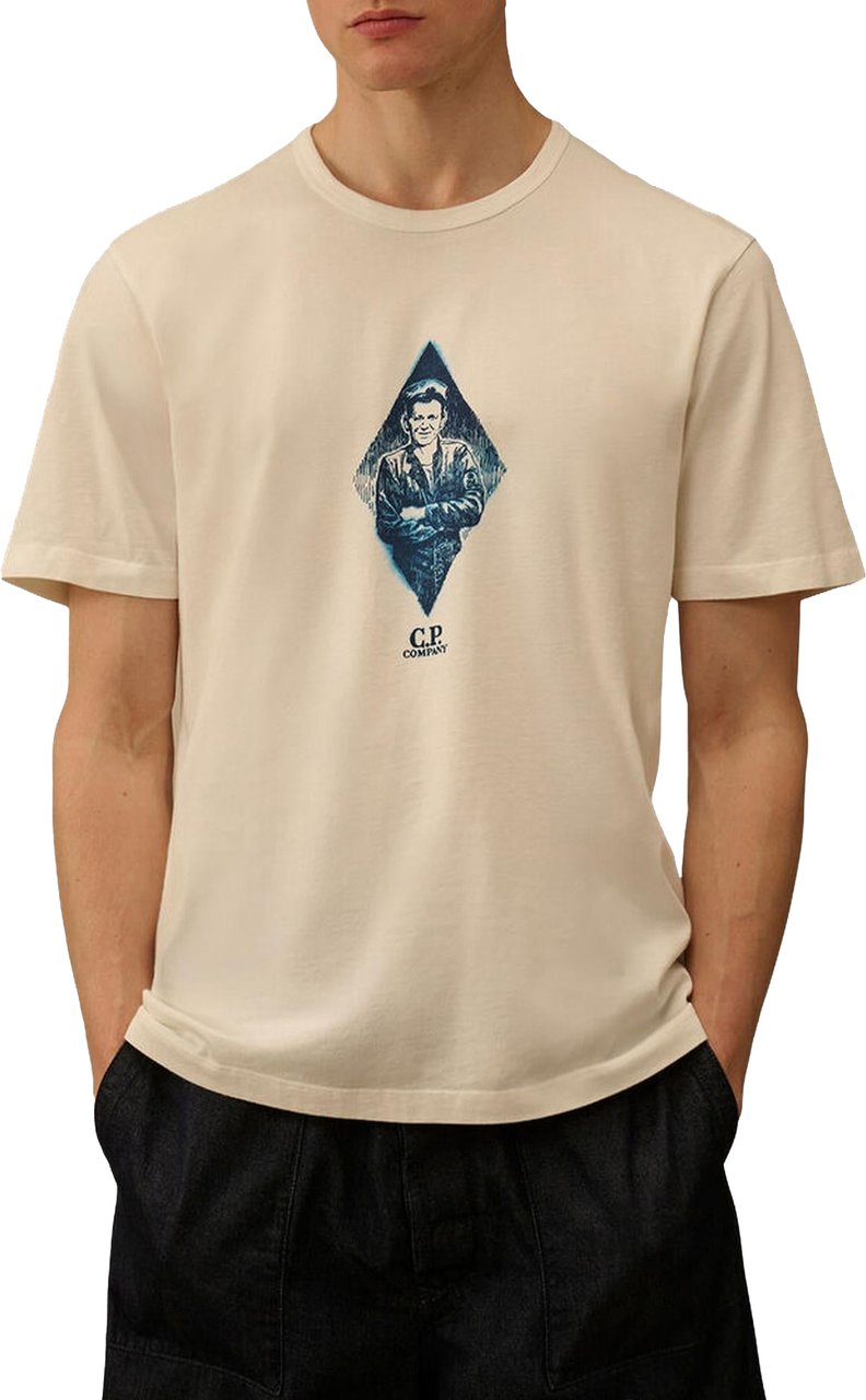 CP Company Heren T-Shirts - Short Sleeve Wit
