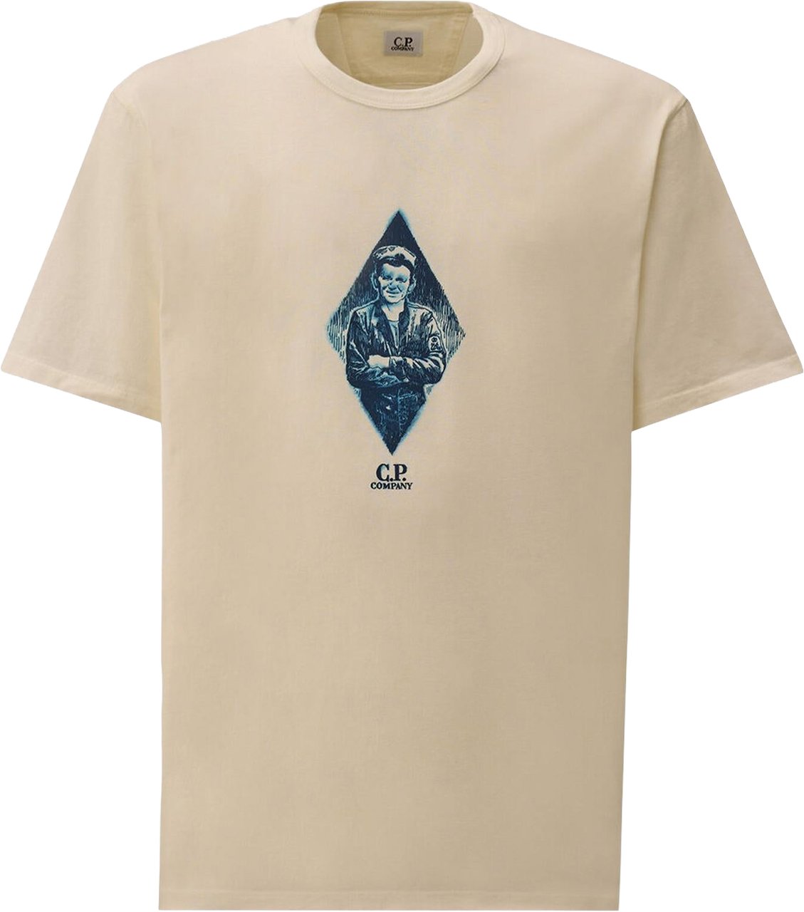 CP Company Heren T-Shirts - Short Sleeve Wit