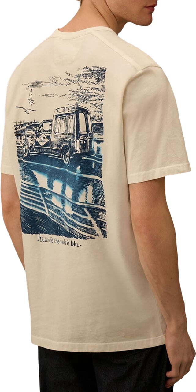 CP Company Heren T-Shirts - Short Sleeve Wit