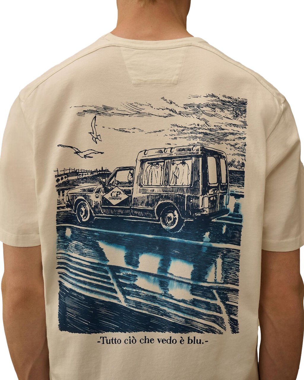 CP Company Heren T-Shirts - Short Sleeve Wit