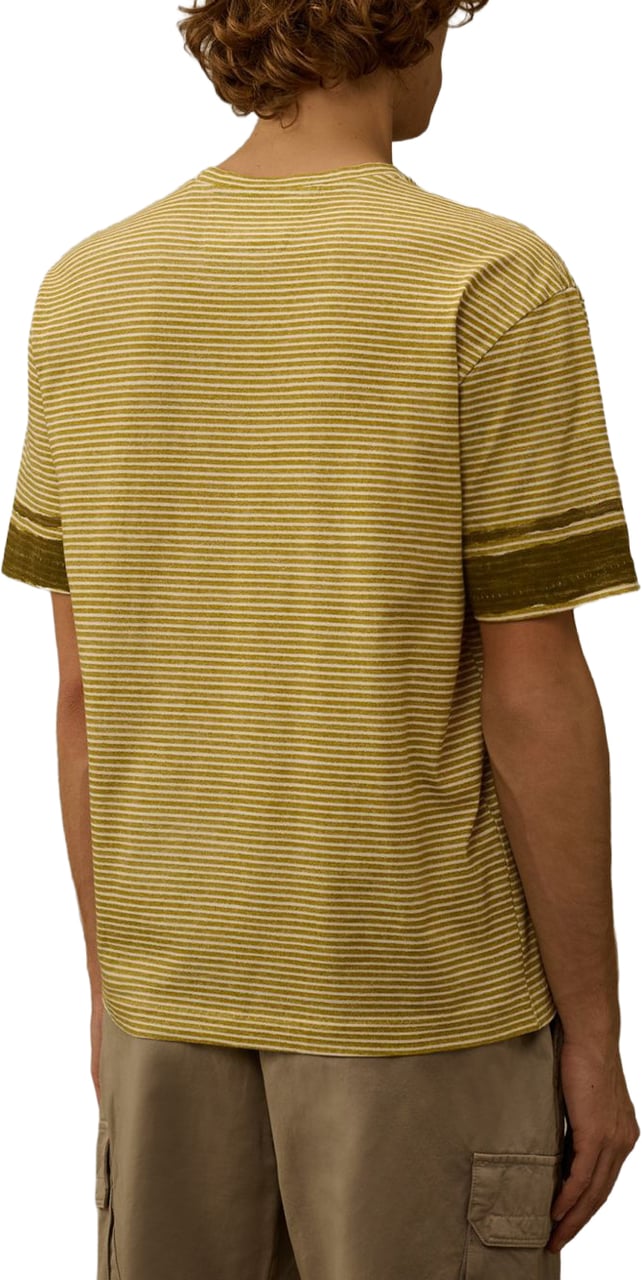 CP Company T-Shirts And Polos Yellow Geel