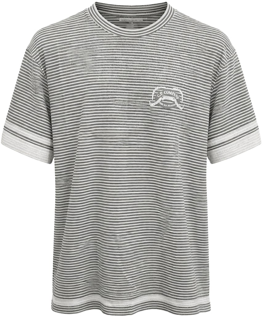 CP Company C.p. Company T-shirts And Polos Grey Grijs