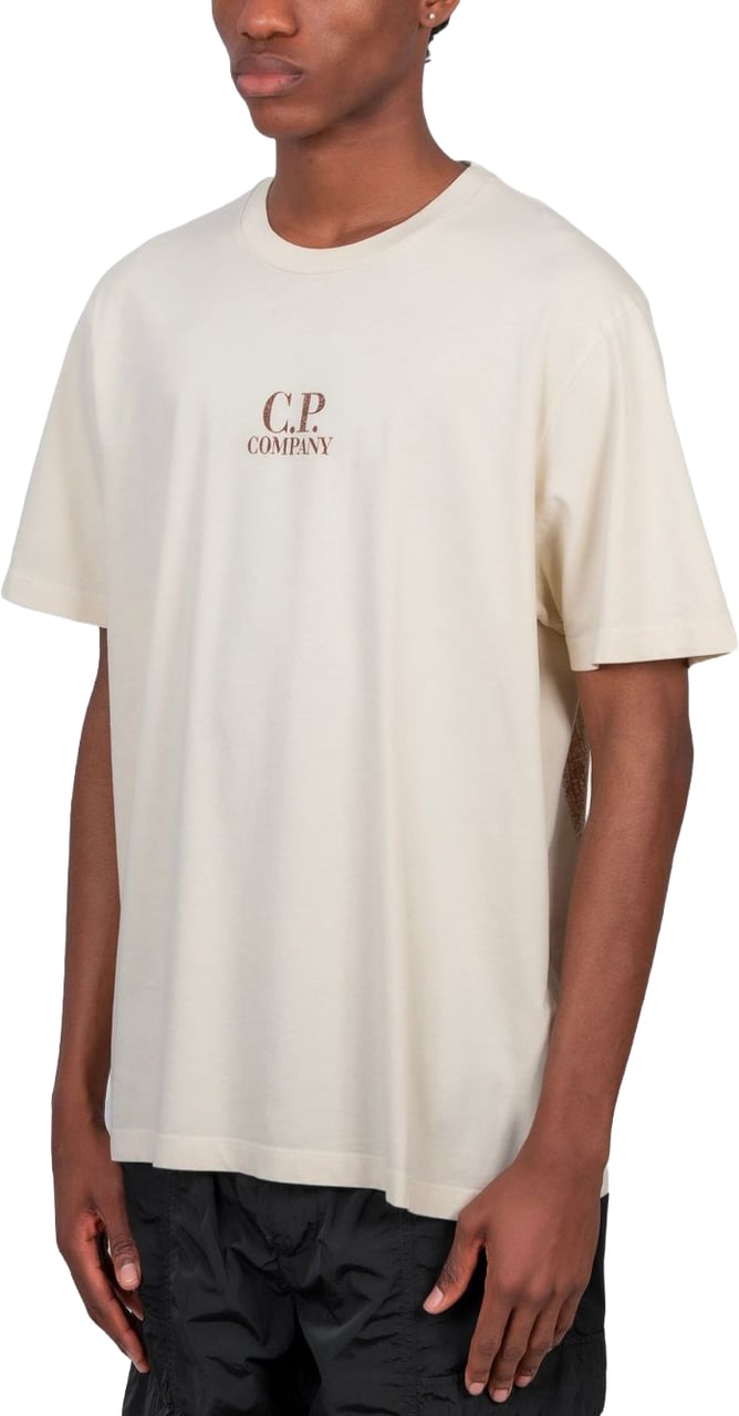 CP Company T-Shirts And Polos Beige Wit